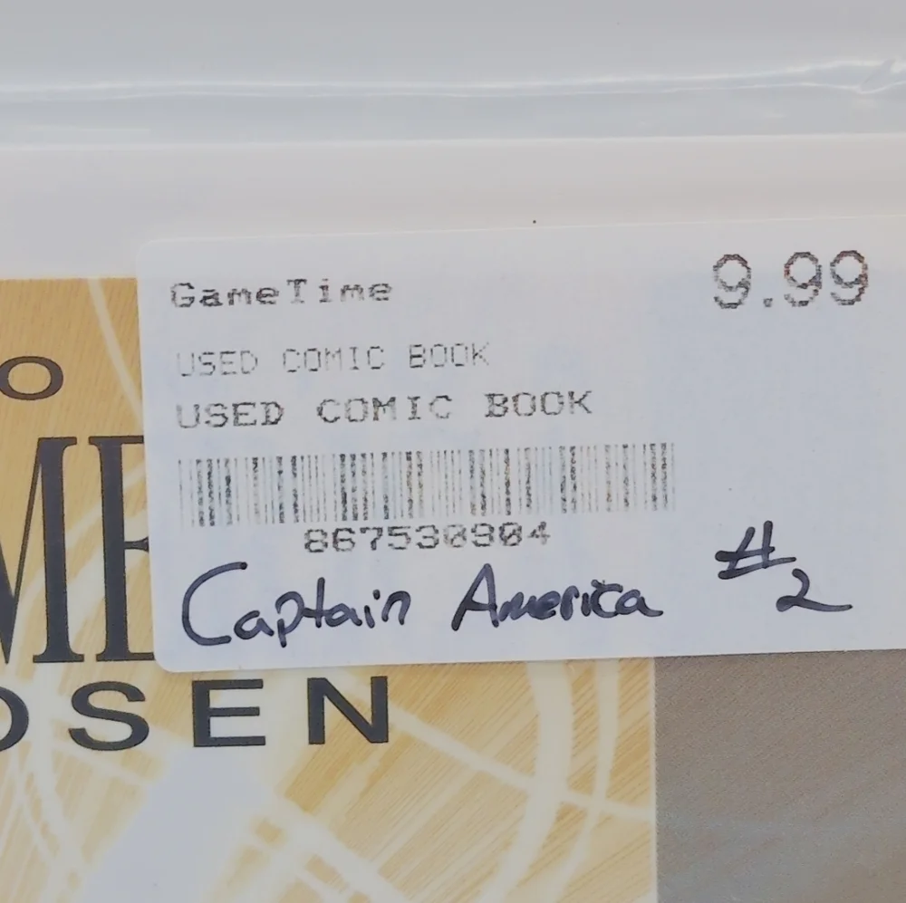 Captain America The Chosen Comic Book Set Of 7 # 1, 2, 2 variant, 3, 4, 5,6